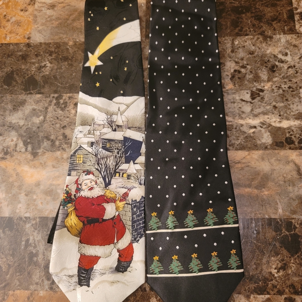 2 Christmas Ties